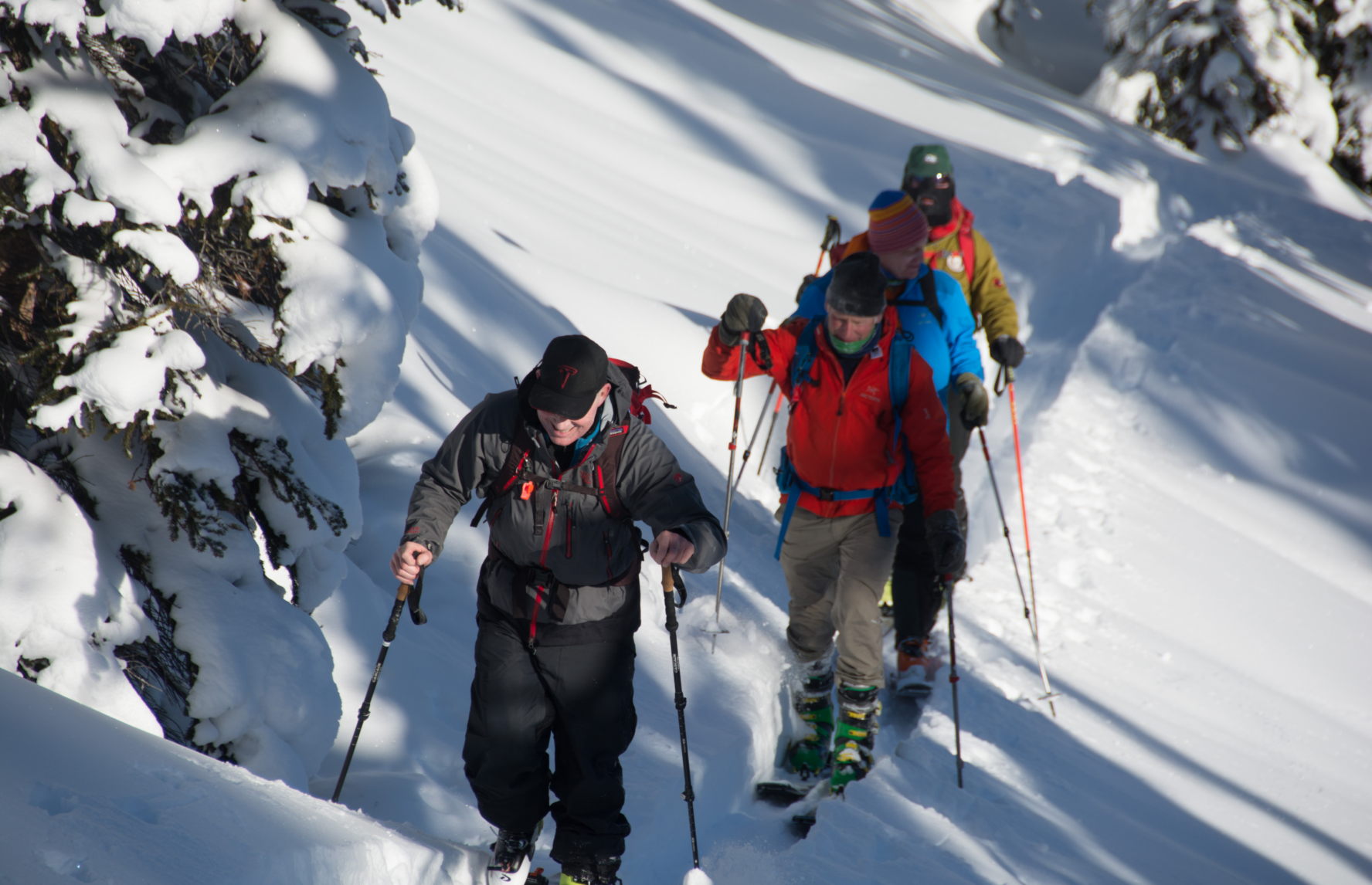 Sunrise Lodge backcountry skiing