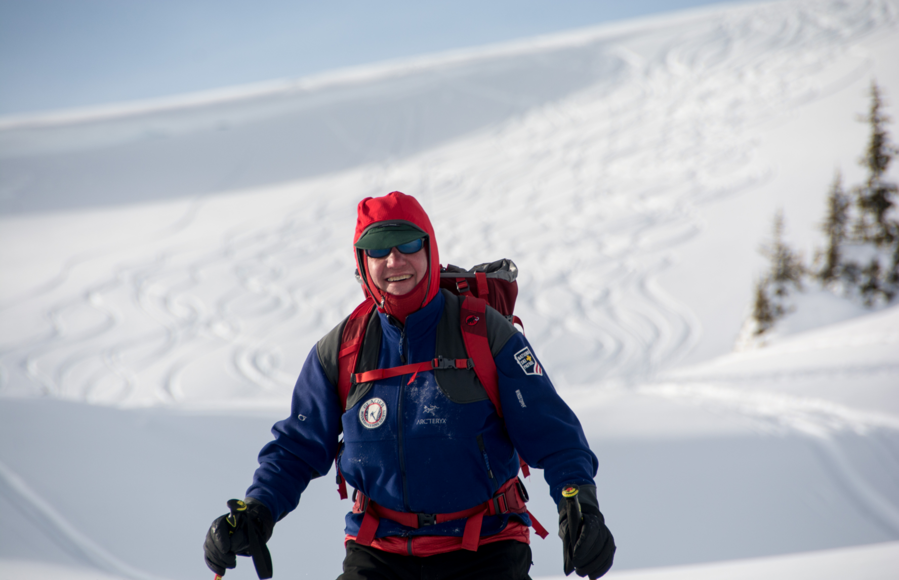 Sunrise Lodge backcountry skiing