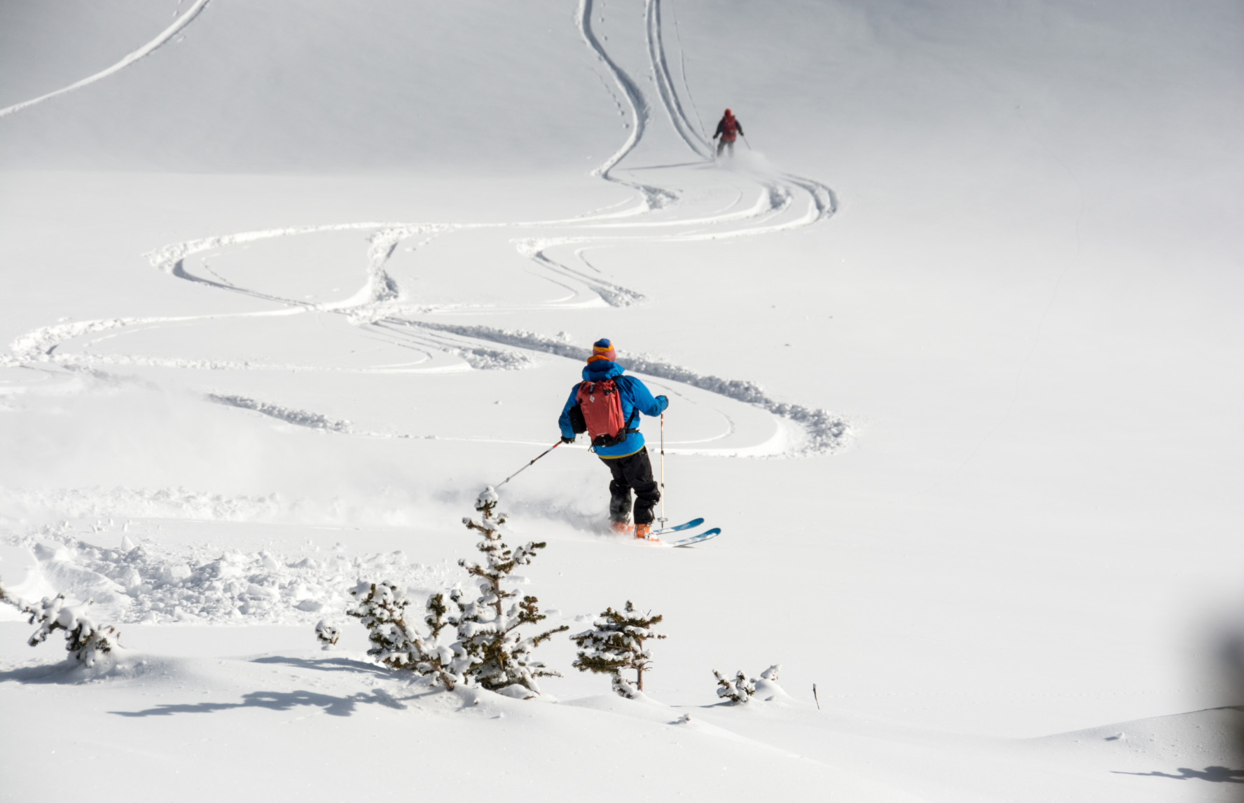 Sunrise Lodge backcountry skiing