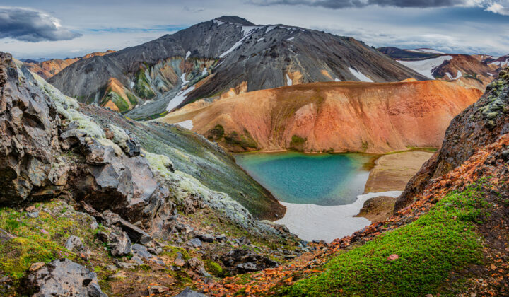 Iceland hidden lake