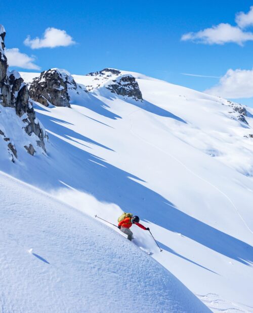 Backcountry Skiing at the Journeyman Lodge