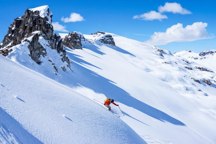 Backcountry Skiing at the Journeyman Lodge