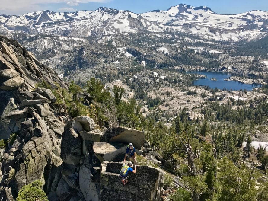 Lake Tahoe rock climbing