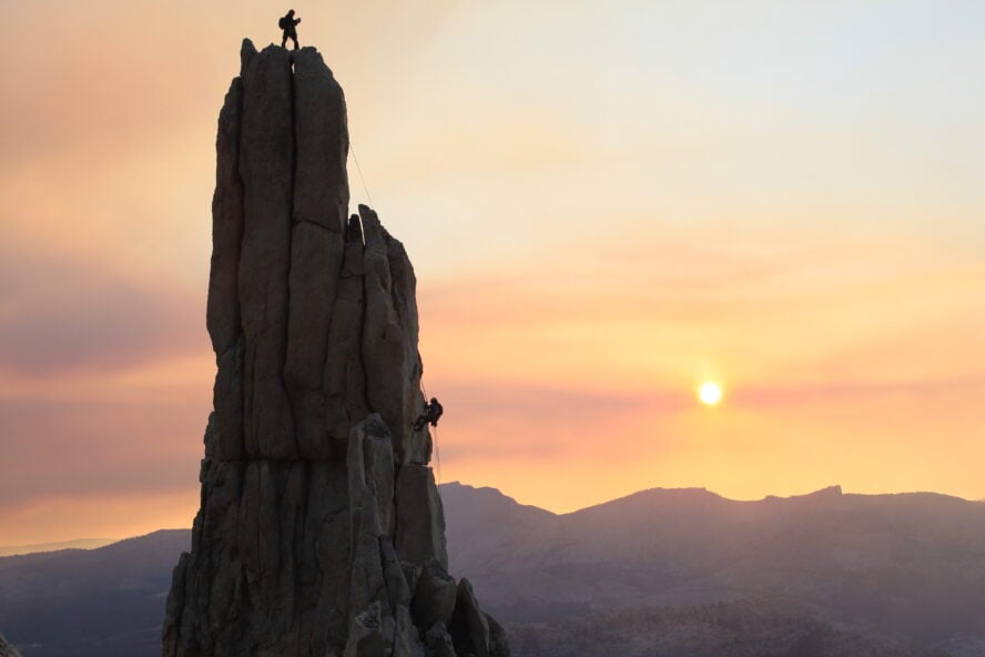 California rock climbing