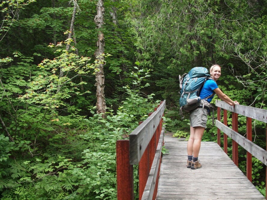 Lake superior hiking outlet trail