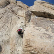 Joshua Tree rock climbing