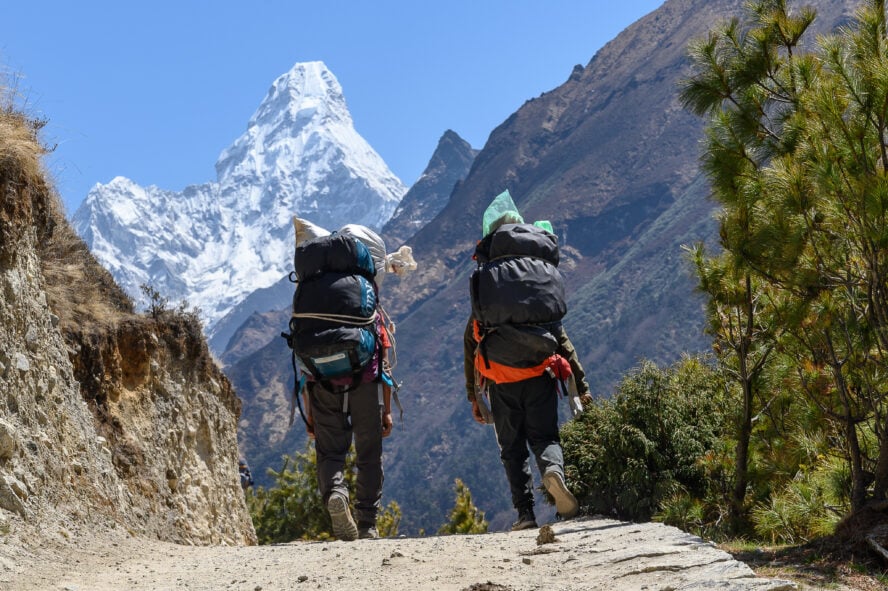 Mount Everest climbing