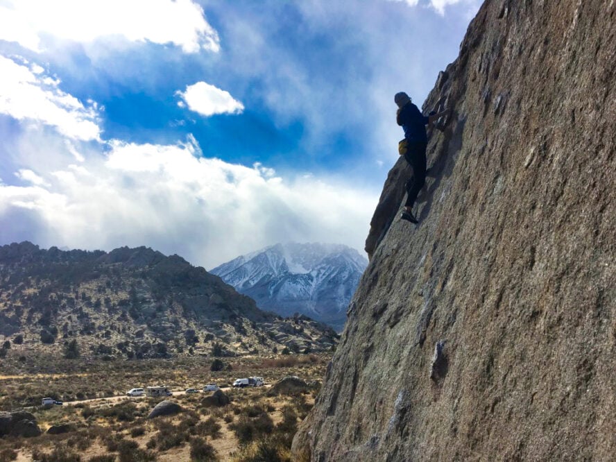 Sierra Nevada rock climbing