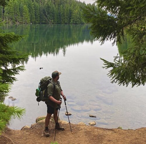 Guided hiking Pacific Crest Trail.