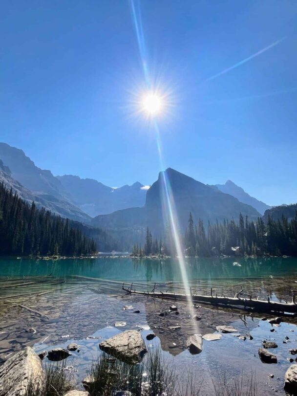 Lake O'Hara hiker hiking trip