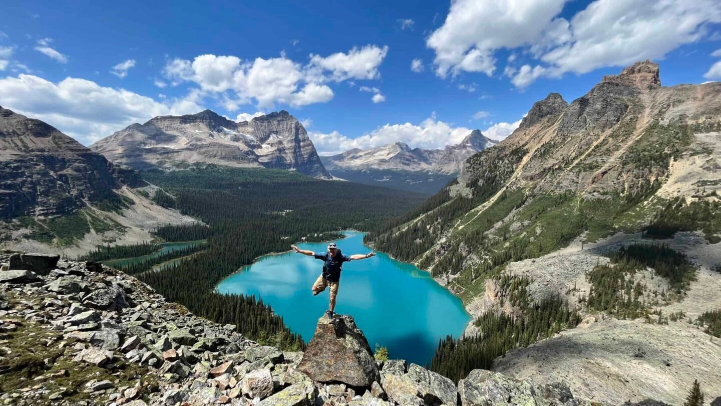 Lake O'Hara hiker hiking trip