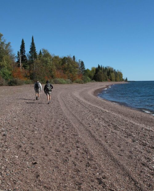 Lake Superior hiking tour.