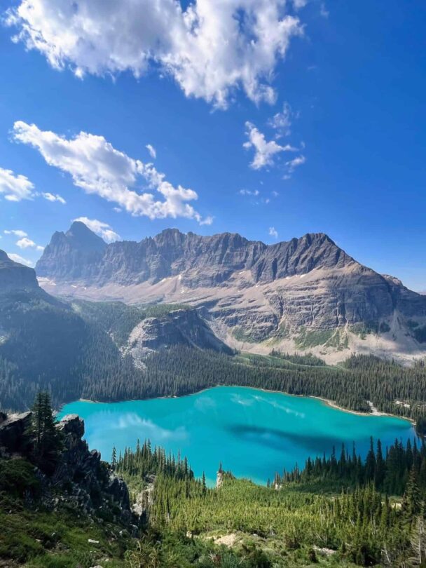 Lake O'Hara hiker hiking trip