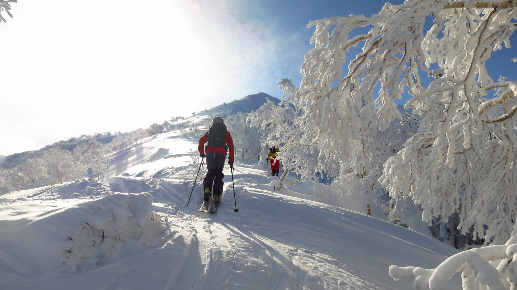 Mount Tokachi backcountry skiing