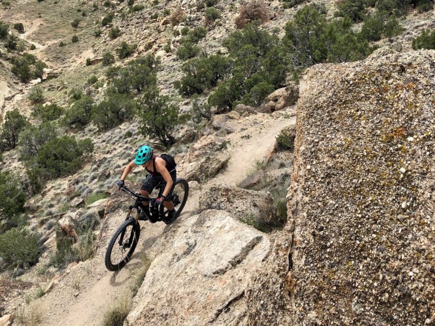 The surprising variety of trails and terrain in Kokopelli will keep you guessing what lies behind each turn. Photo by Matt McFee