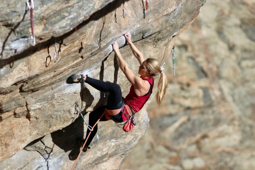 Rock Climb Visible Panty Line, Southeast Utah