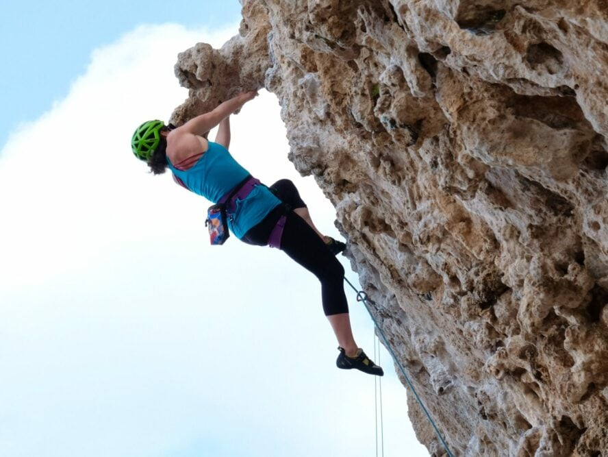 Kalymnos rock climbing