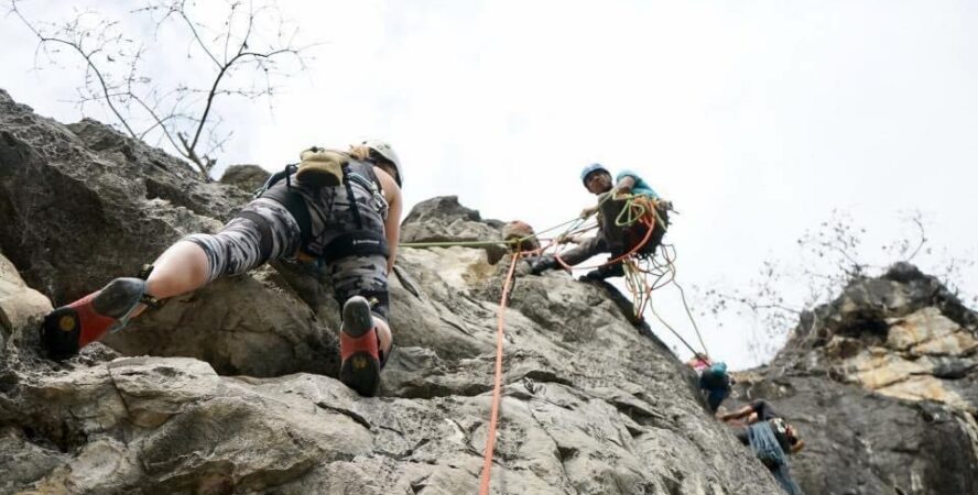 Climbing Thailand Crazy Horse Buttress