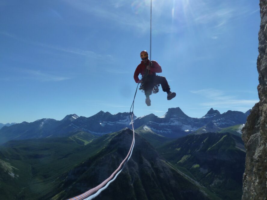 Canadian Rockies rock climbing