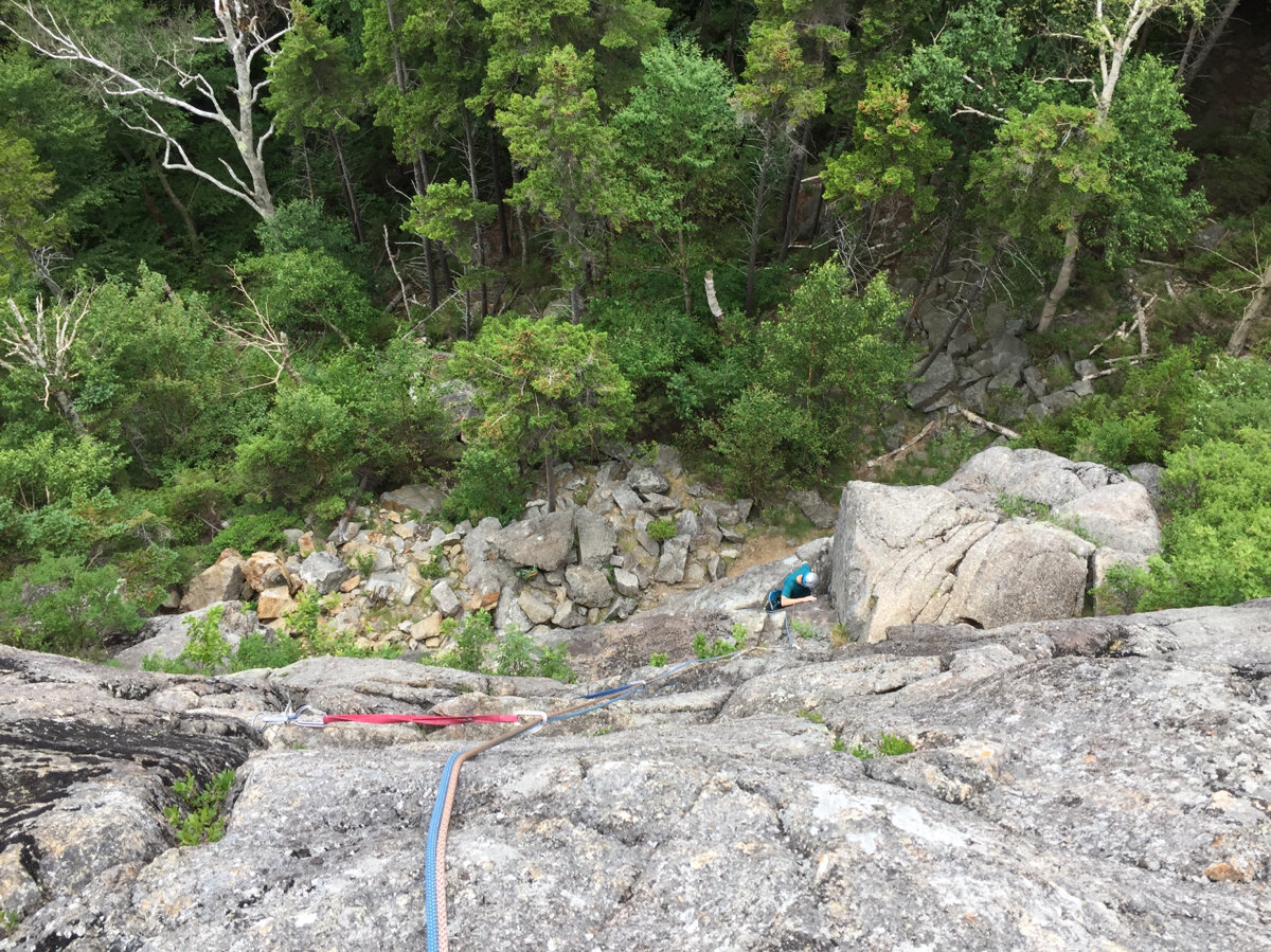Rock Climbing in Franconia Notch
