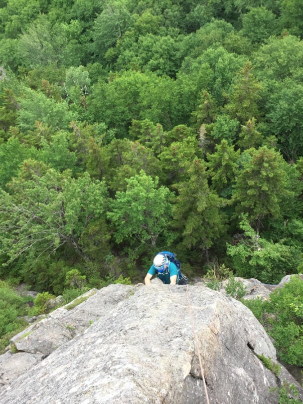 Rock Climbing in Franconia Notch