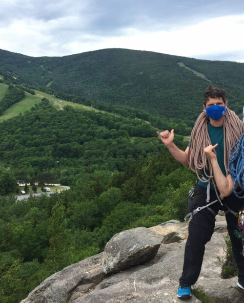 Rock Climbing in Franconia Notch