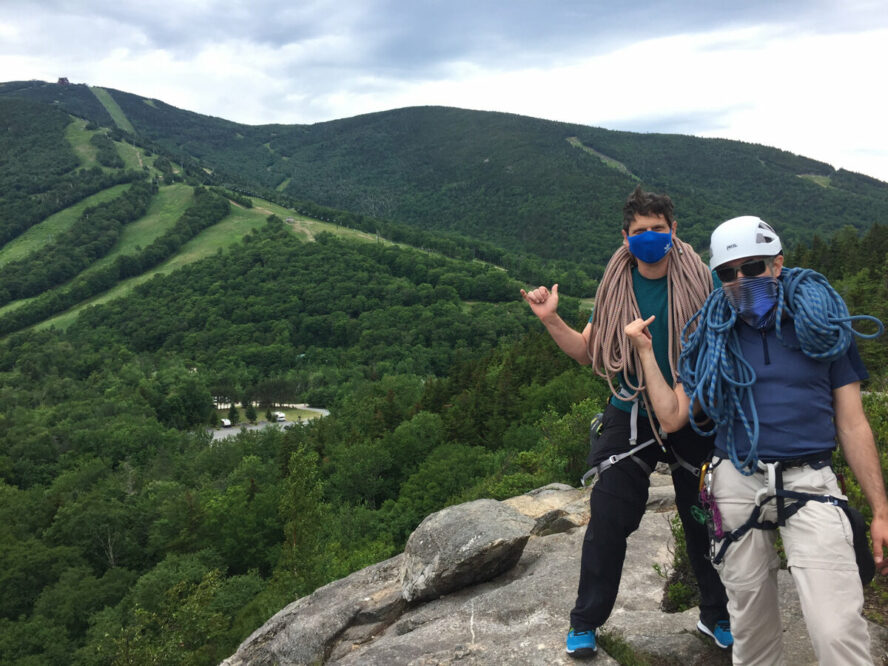 Rock Climbing in Franconia Notch