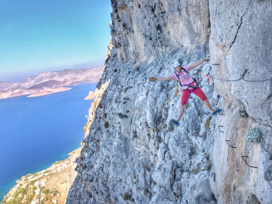 Kalymnos rock climbing