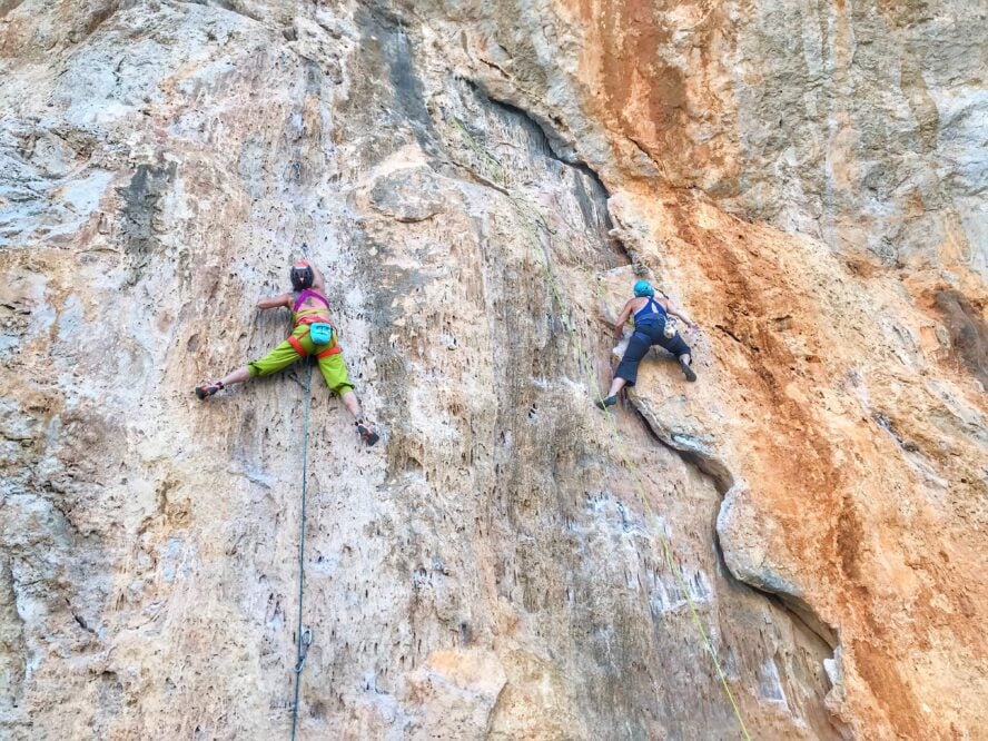 Kalymnos rock climbing