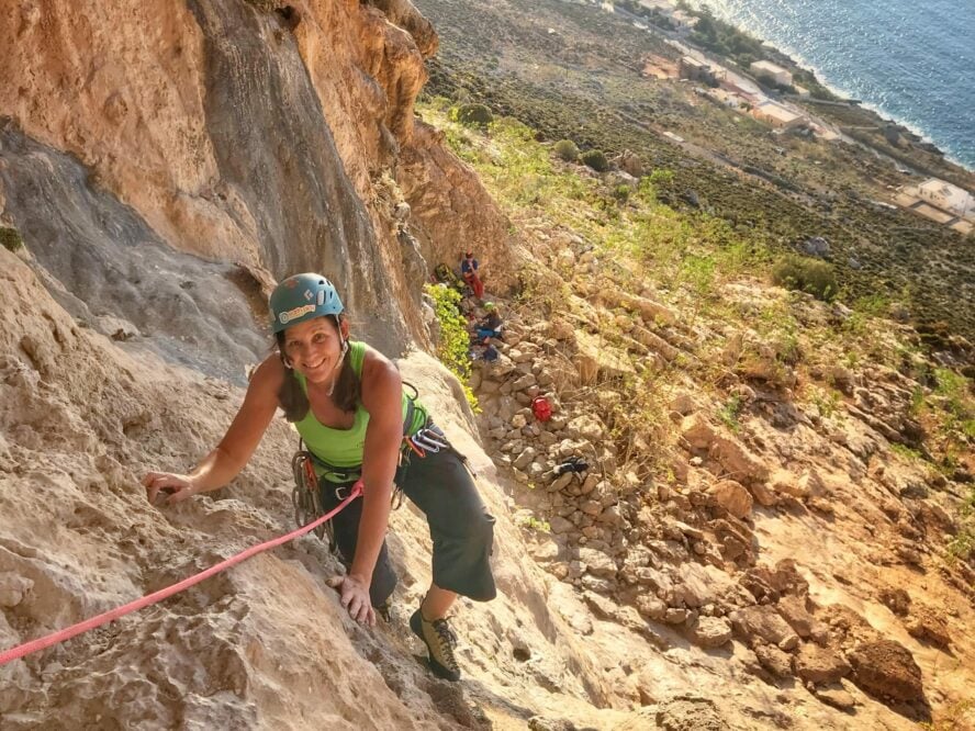 Kalymnos rock climbing