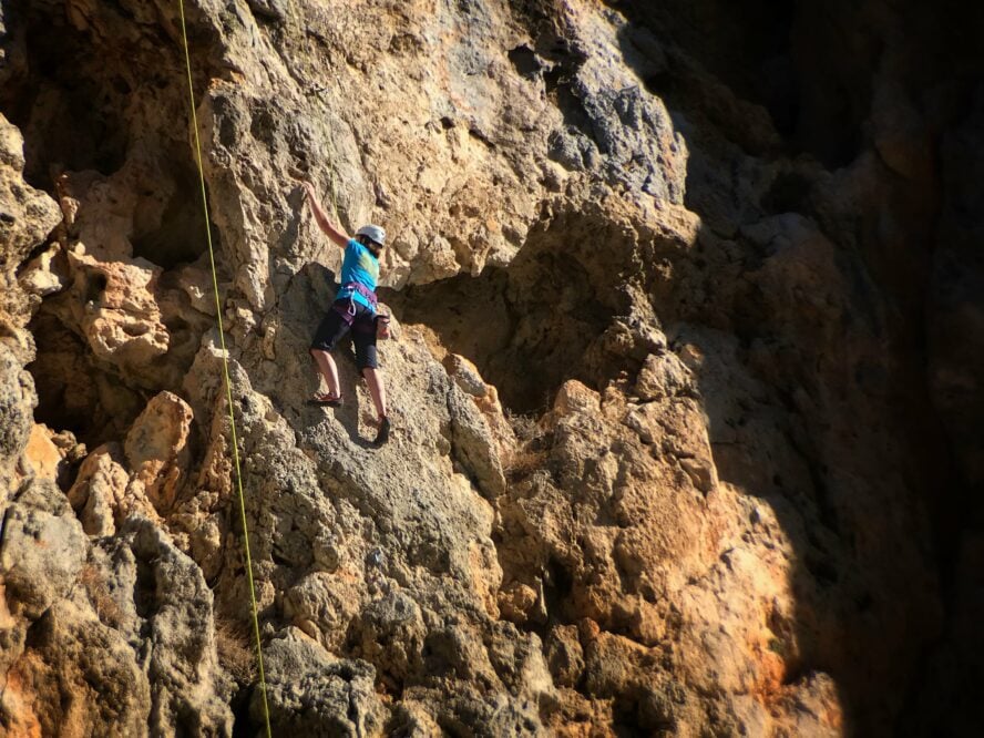 Kalymnos rock climbing