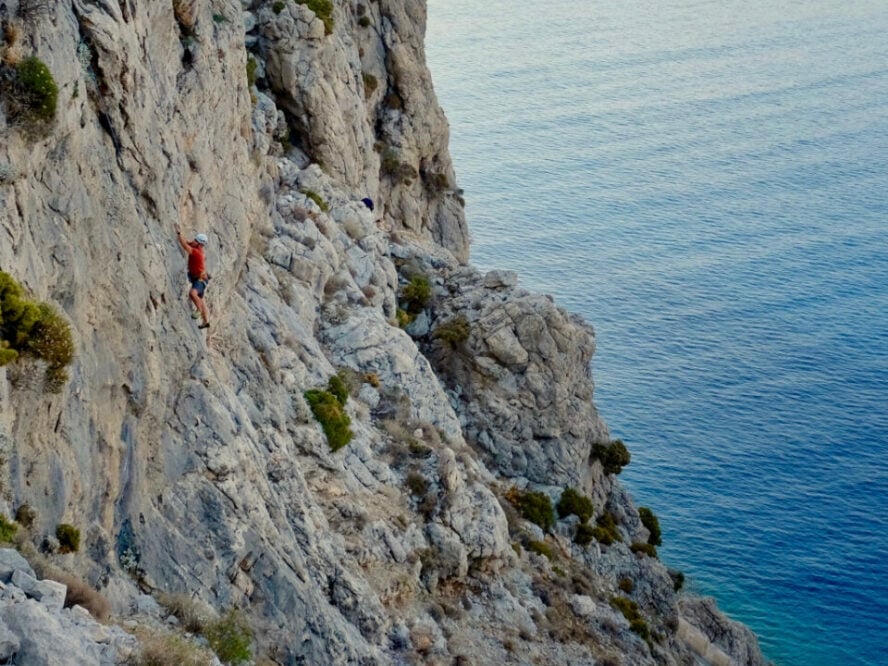 Kalymnos rock climbing