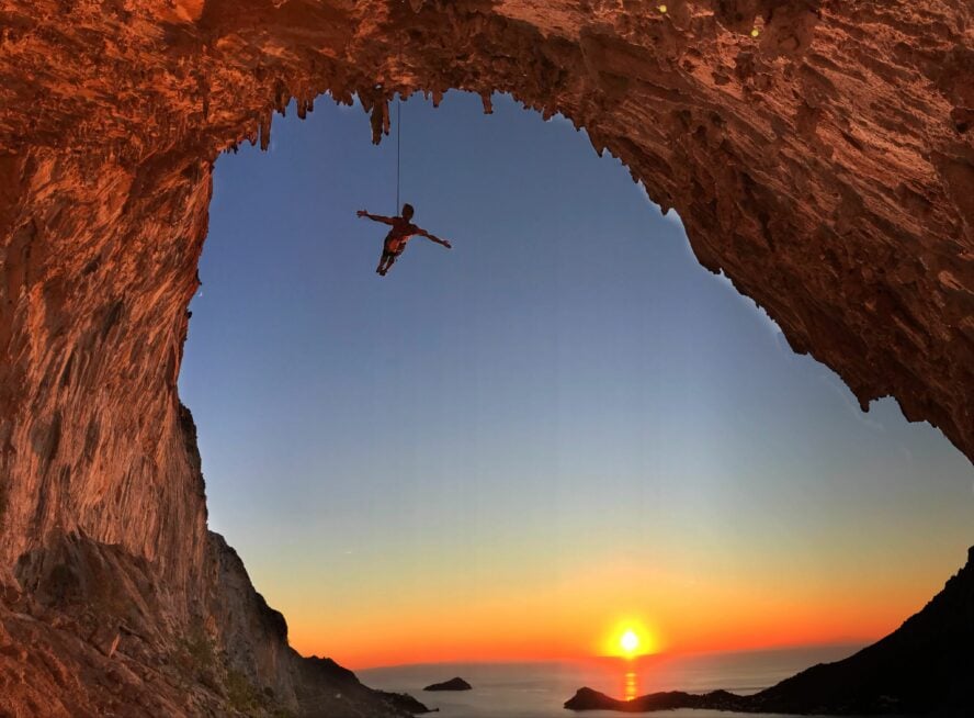 Kalymnos rock climbing