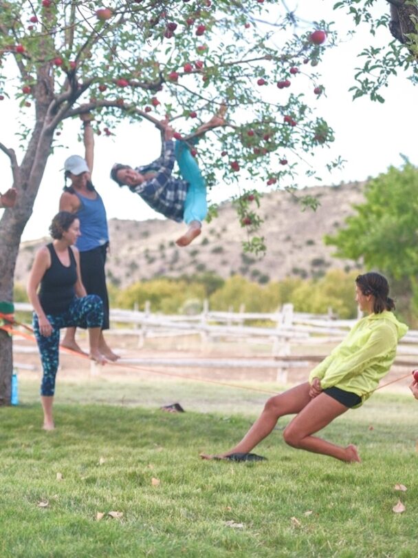 Guided rock climbing and yoga tour in Moab