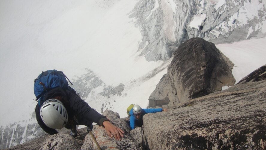 Canadian Rockies rock climbing