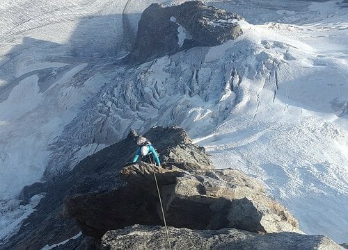 Alpine climbing in the Canadian Rockies