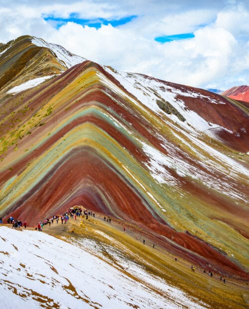 Hiking the Rainbow Mountain in Peru