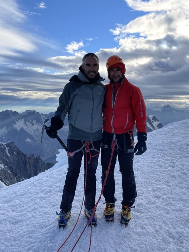 Guided climbing of Mont Blanc, France