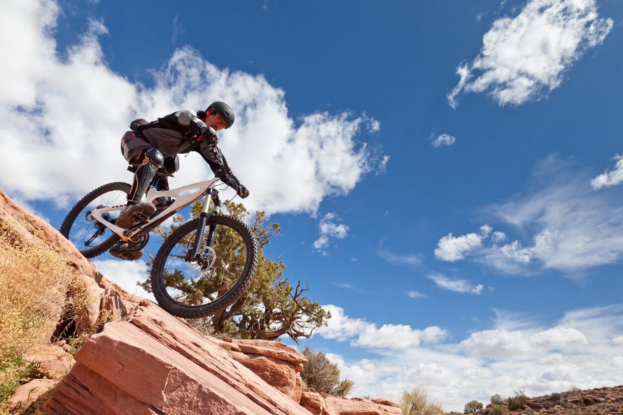 Mountainbike On The (Utah) Rocks