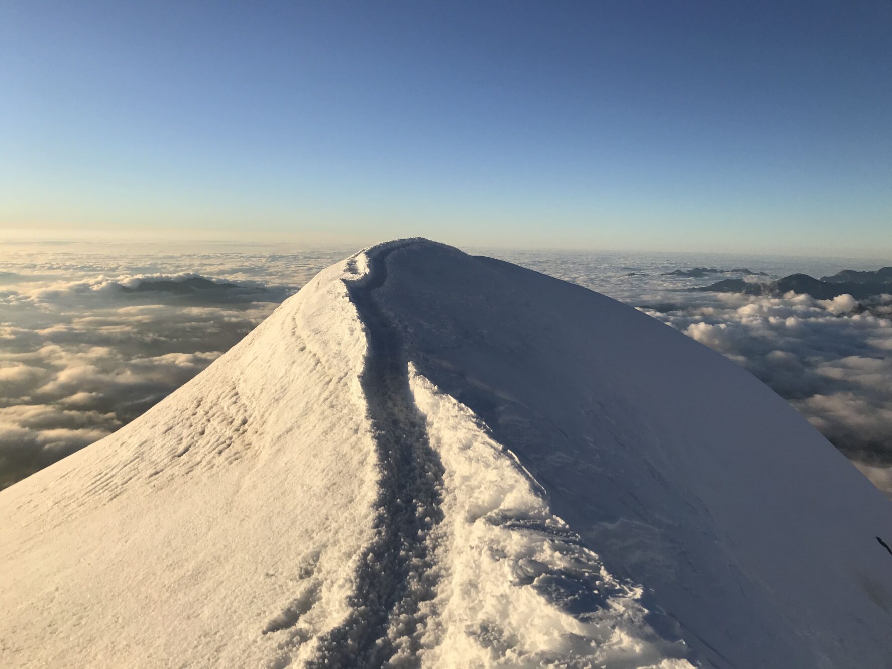 Mont Blanc ridge