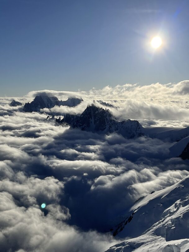 Guided climbing of Mont Blanc, France