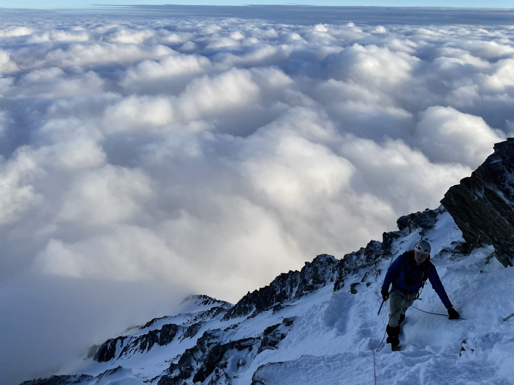 Technical climbing, Mont Blanc