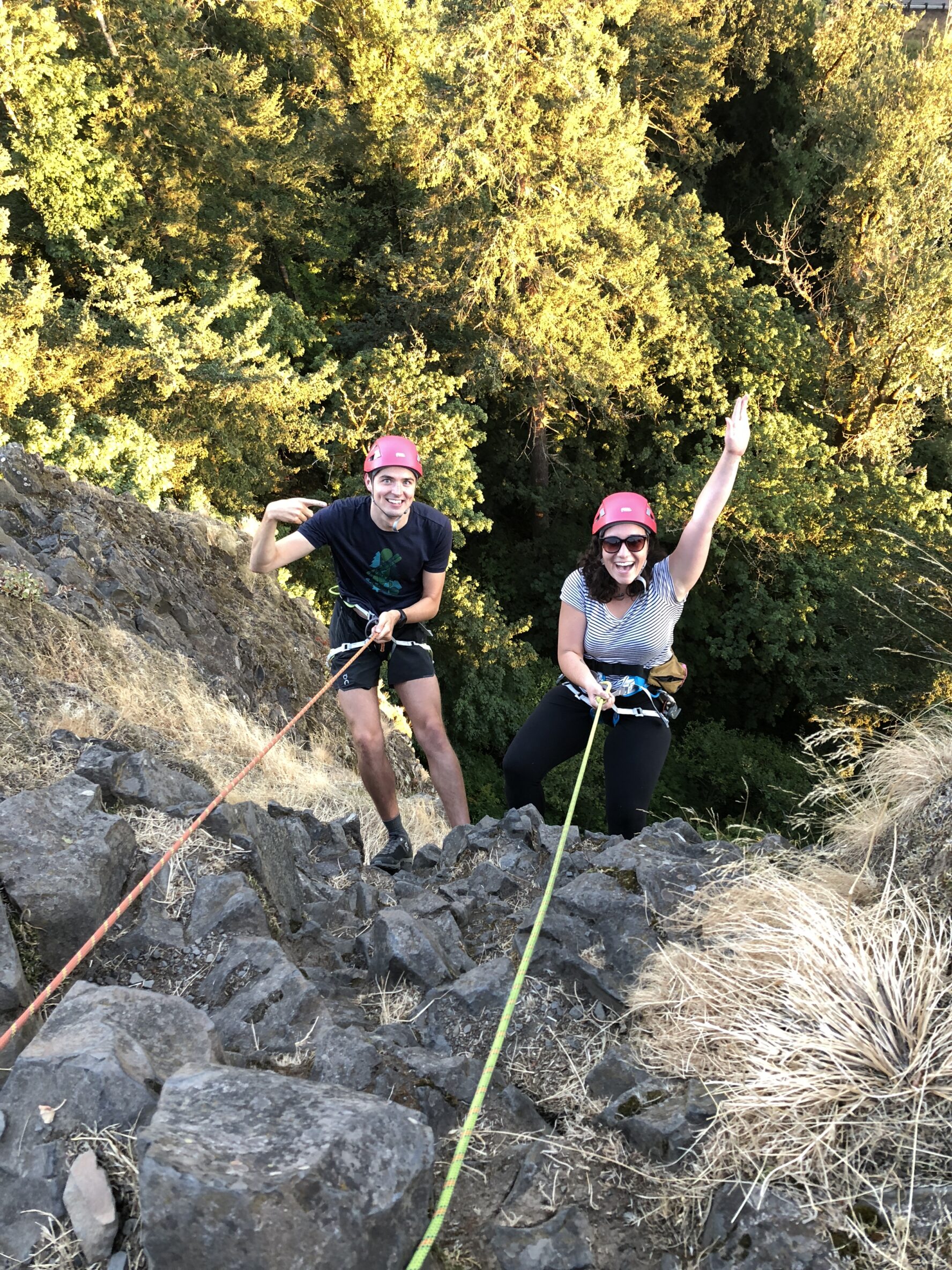 Rock Climbing in Rooster Rock State Park