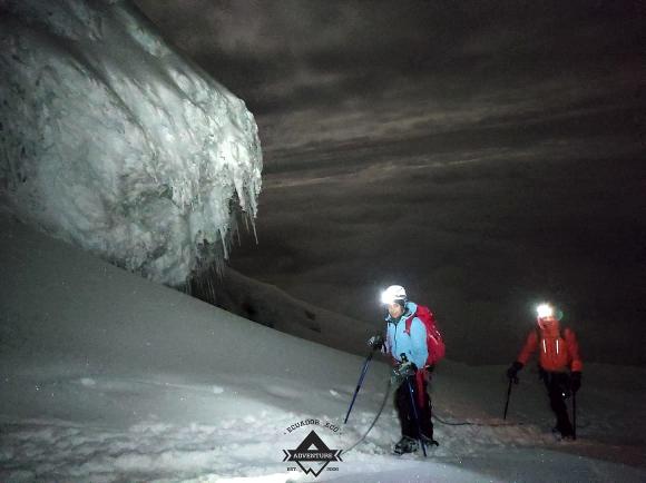 Even in the middle of the night, it’s never completely dark on Cotopaxi.