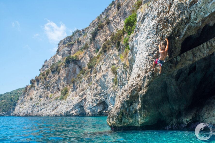 sailing rock climbing sardinia