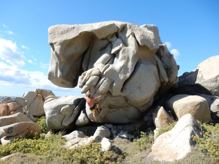 sailing rock climbing sardinia