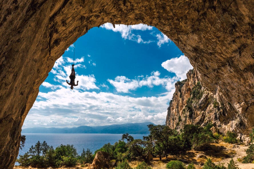 sailing rock climbing sardinia