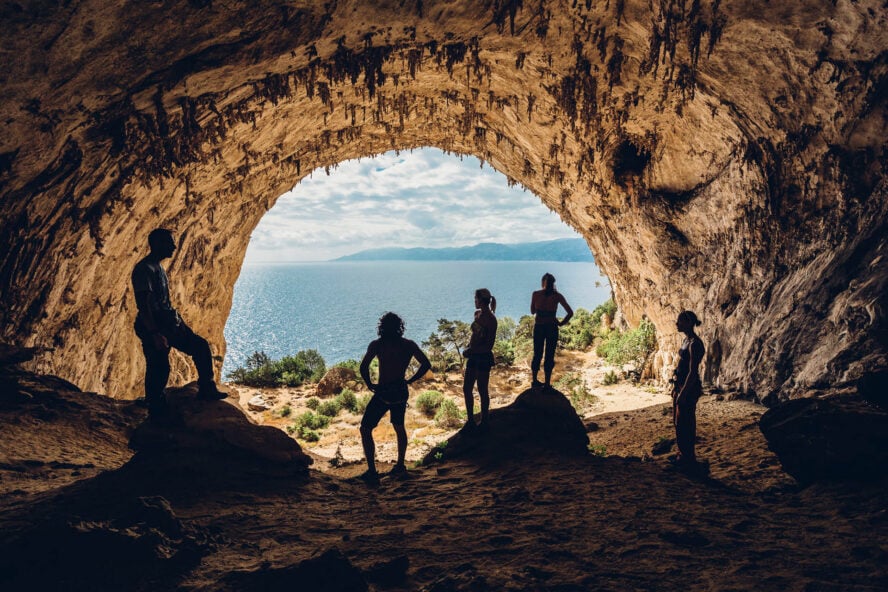 sailing rock climbing sardinia