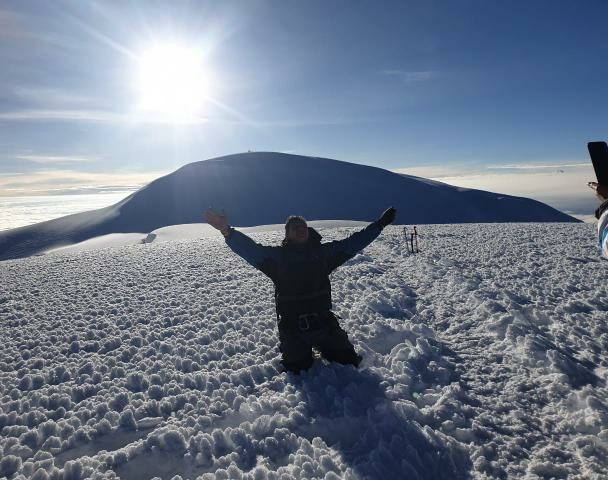 Gorgeous views of Chimborazo, Ecuador
