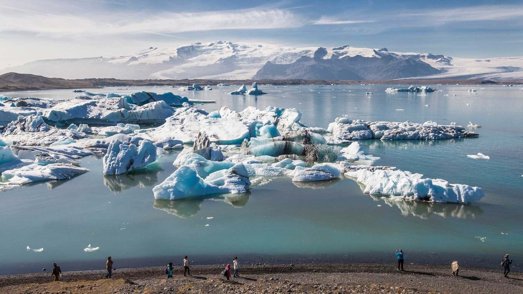 Icy lagoon in Iceland